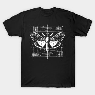 moth black design T-Shirt